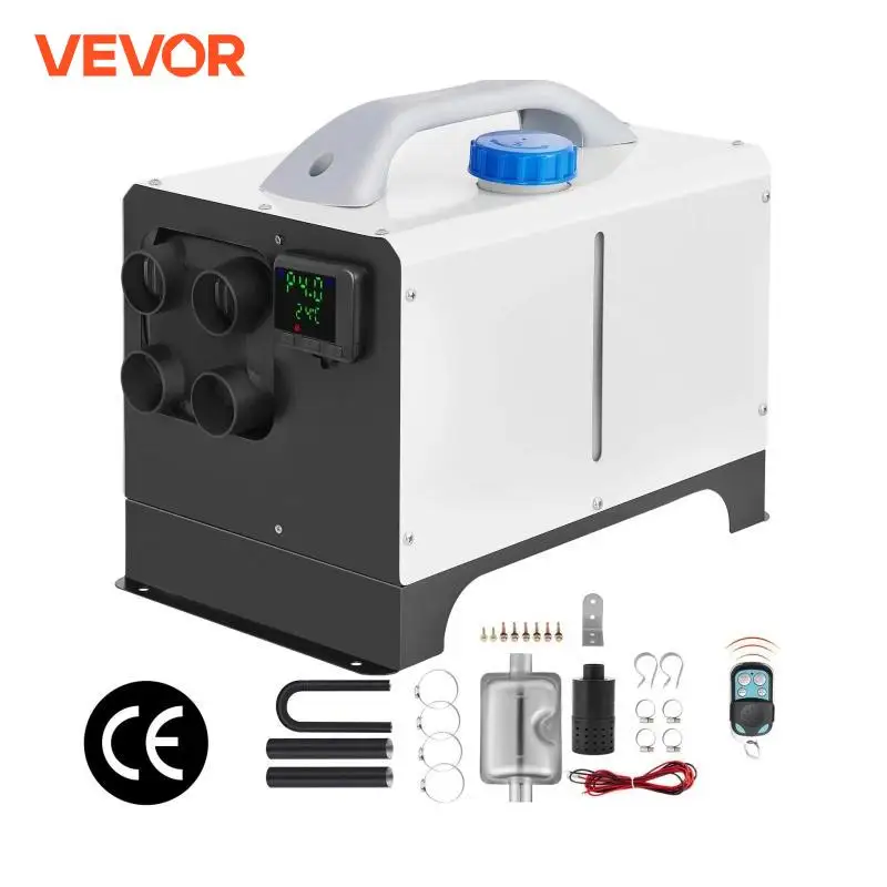 VEVOR Chauffage de Stationnement Diesel, 5 kW 12 V Réchauffeur d'Air Diesel, Contrôle Télécommande