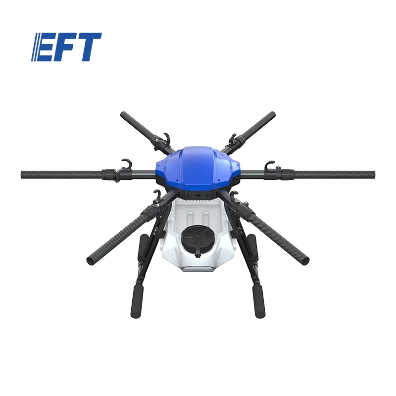 EFT 2024 New Classics Ultralight Frame 6 axis 1402mm E610M 10KG Agricultural Spraydrone