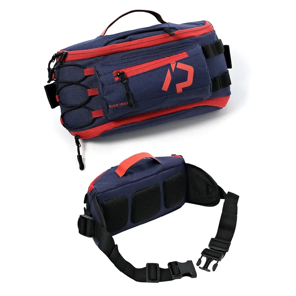 

Free Shipping Fanny Pack, Motorcycle Waist Bag with Adjustable Expansion & Interior Key Loops, Compact Lightweight for Fishing,