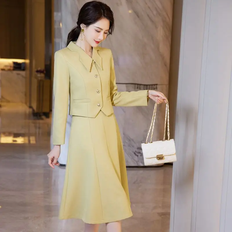 3-A80  2024 new style suit skirt high-end suit small size slim temperament small fragrane goddess style small suit