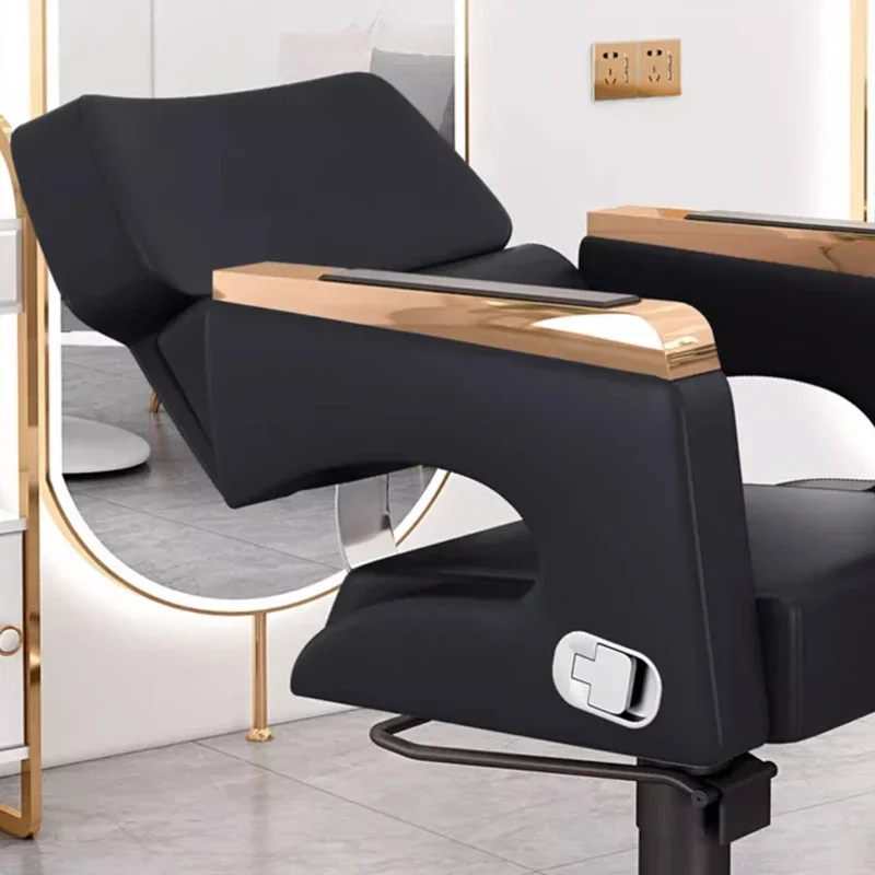 Design Trendy Barber Chair Esthetics Simple Modern Comfortable Barber Chair Nordic Luxury Silla Barberia Commercial Furniture