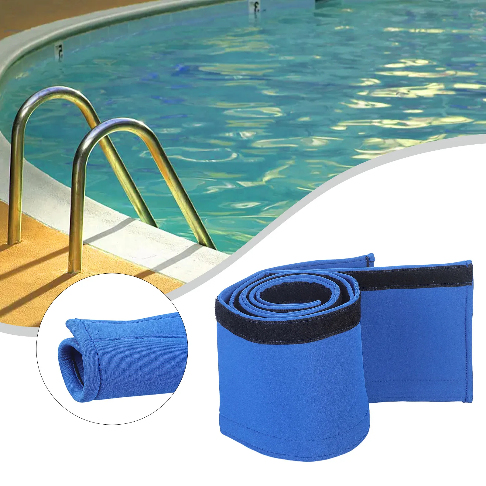 

Защитный чехол для ручек и поручней, аксессуары для бассейнов, портативный, устойчивый к разрывам, для плавательных бассейнов, абсолютно новый