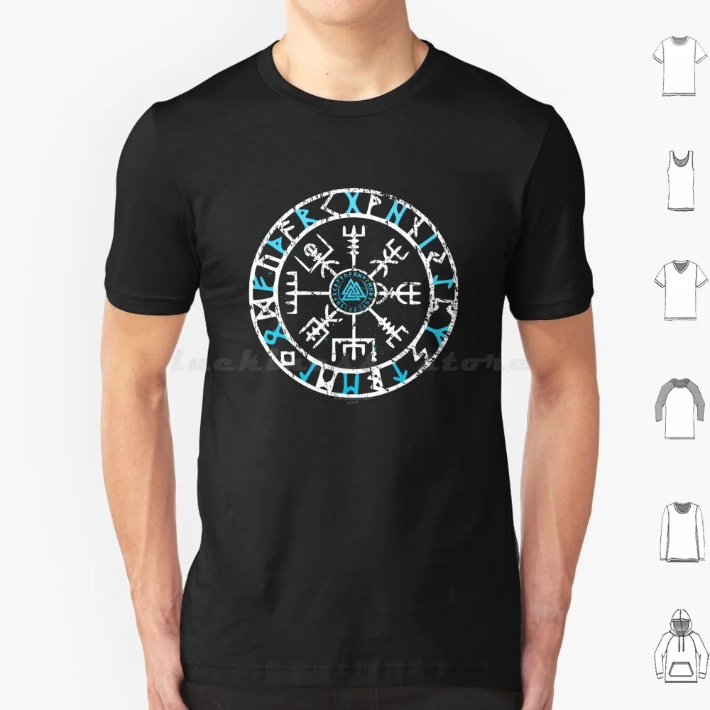 Vegvisir T Shirt Men Women Kids 6xl Odin Valknut Vegvísir Mythology Valhalla Viking Raven Runes Viking Runic Pagan Viking