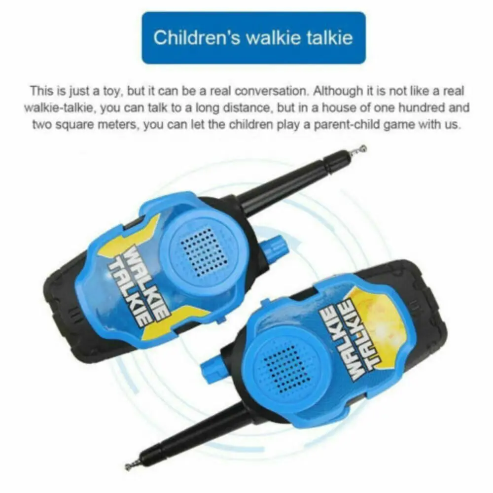 Walkie Talkies portáteis de longo alcance para crianças, Walky Intercom Toy, Jogos ao ar livre, Melhor presente para crianças