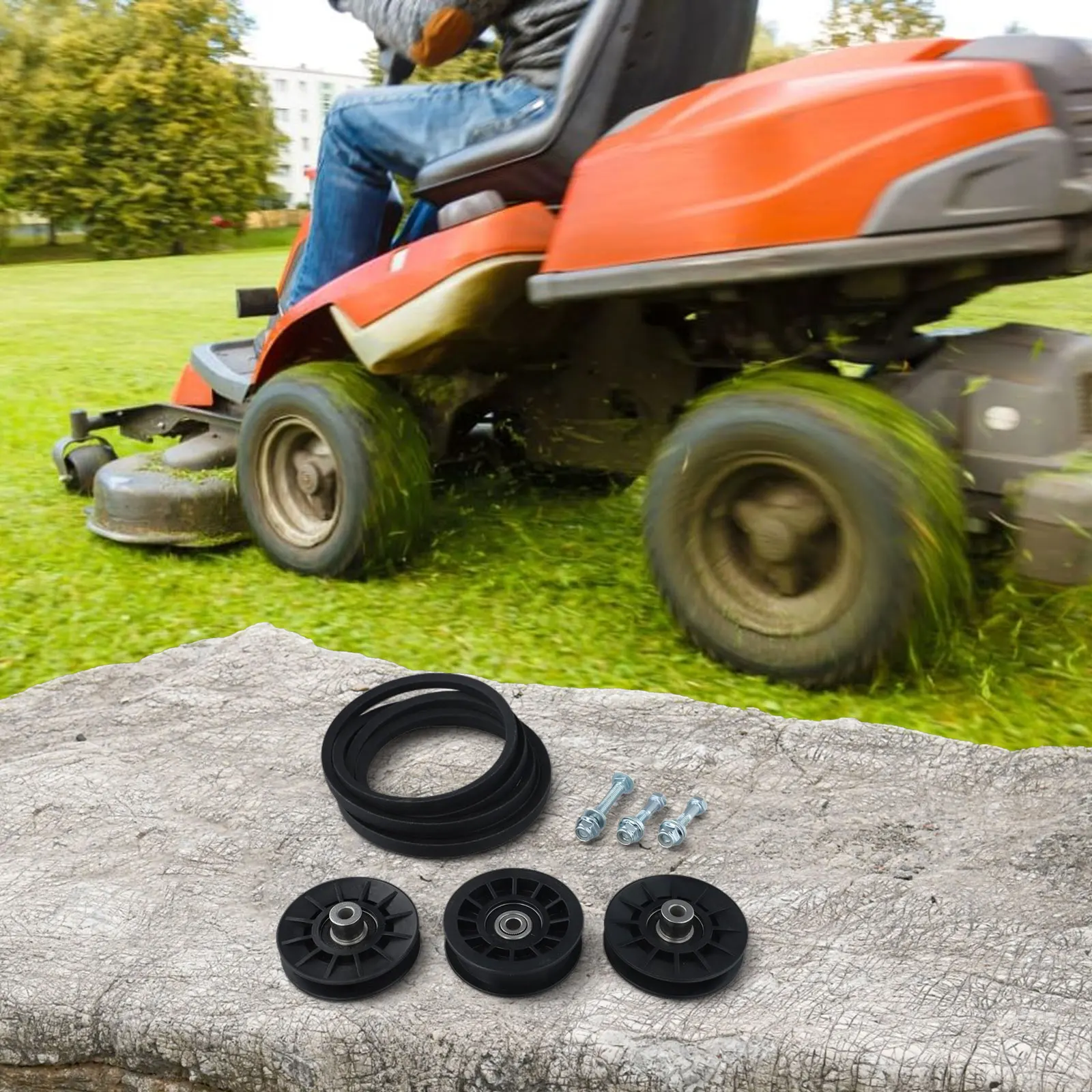 Pulley And Belt Pulley Kit Maintains Belt Tension User-friendly Installation Compatible With LGT2654 For LGT Series