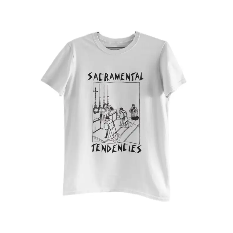 Sacramental Tendencies Traditional Catholic Latin Mass Punk Parody Unisex T-Shirt