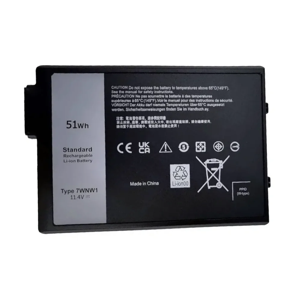 7WNW1 Laptop Battery for Dell Latitude 5420 5424  Rugged Latitude 7424 Rugged Extreme P137G P85G P86G P137G001 P137G002 P85G001