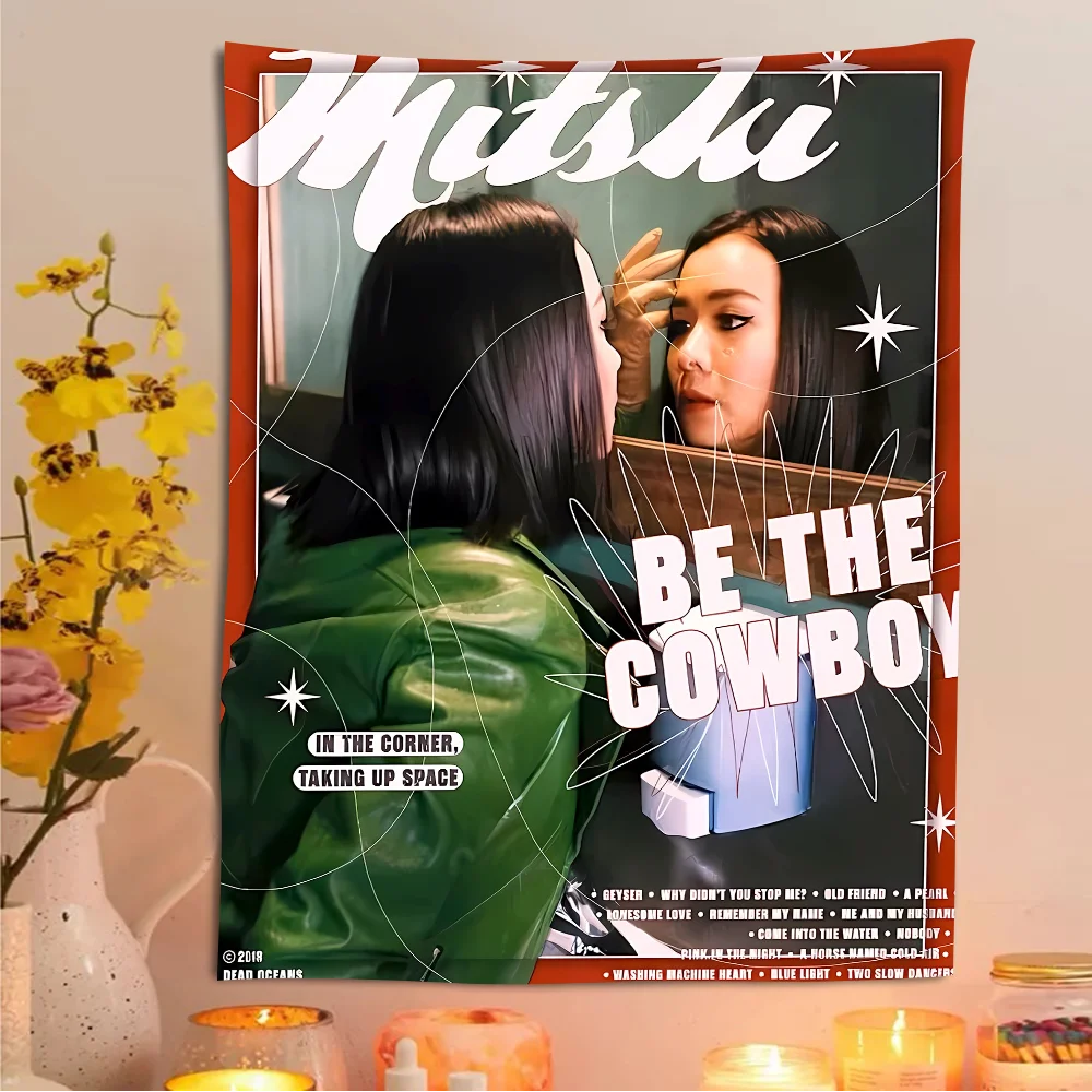 Cantor mitski fotografia pano de fundo para meninas chá de bebê festa de aniversário decoração mesa de fadas crianças sobremesa banner fornecimento