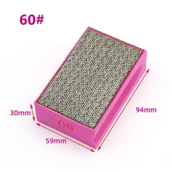 1pcs Diamond Hand Polishing Pads 90x55mm Tile Glass Abrasive Grinding Block Pad Stone Marble Ceramic Abrasive Sanding Disc