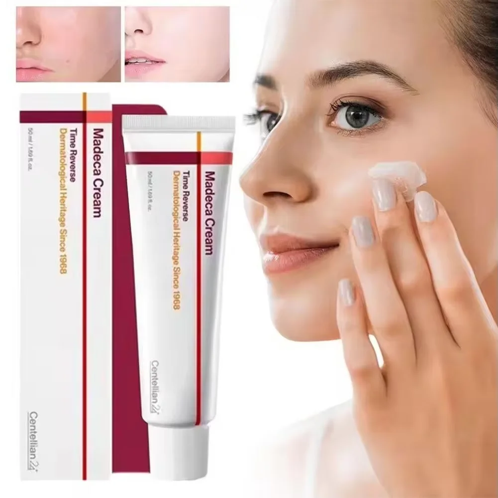 Madeca Time Reverse Cream 50ml Anti-Aging Face Moisturizer with Centella Asiatica Reduces Wrinkles Firms Hydrates 2026 New