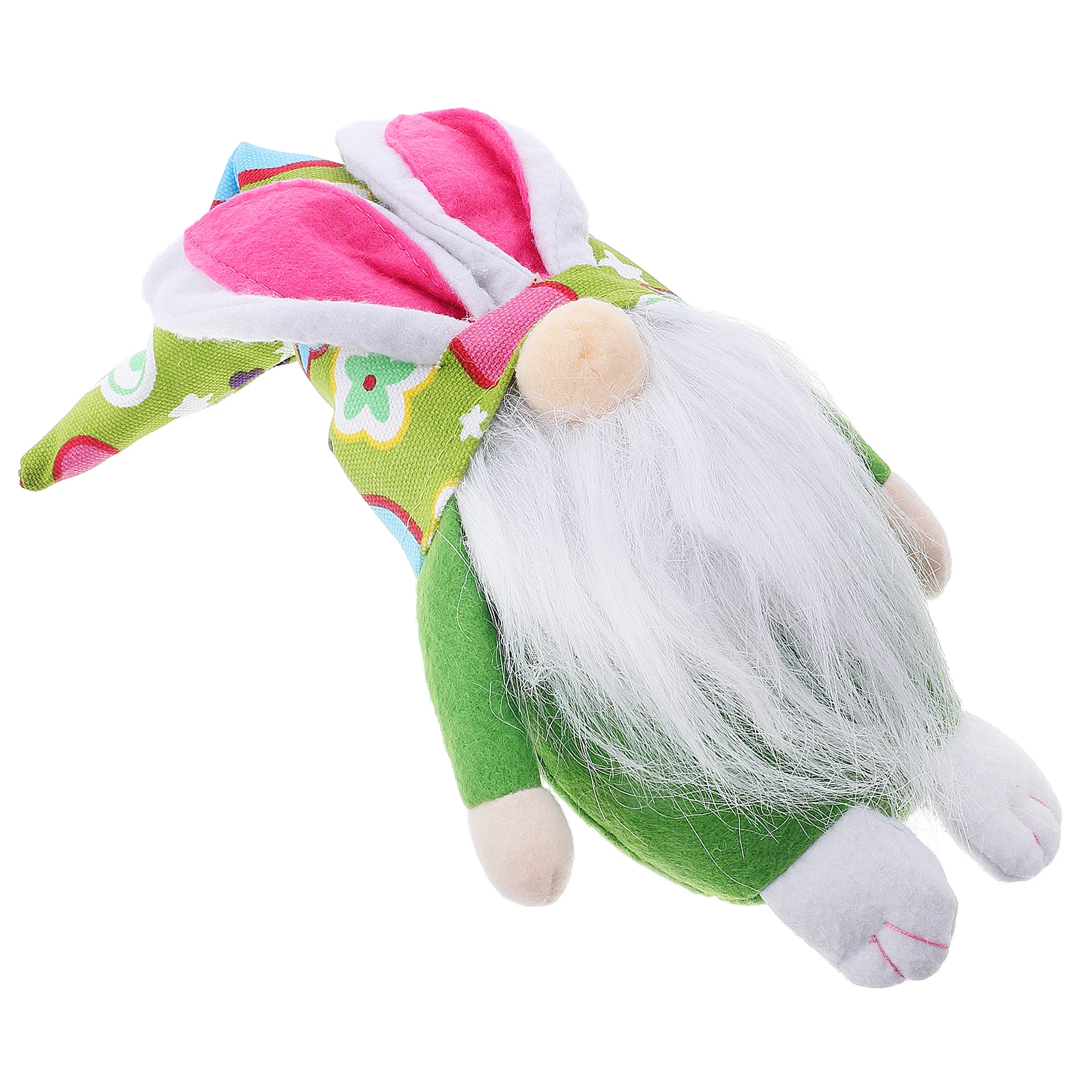 

Colorful Easter Bunny Gnome with Carrot Long Hat Indoor Home Decor Decoration Statue Spring Bunny