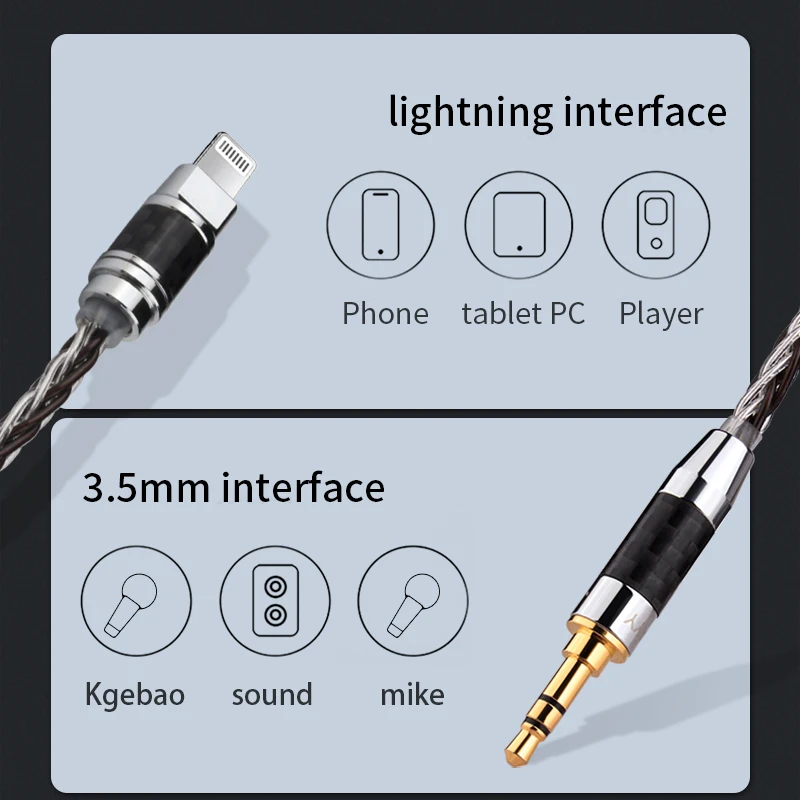 YYAUDIO AUX Cable 3.5mm Jack to Lightning Cable for iPhone 12 Pro Max Mini 11 X Plus 8 Headphone Speaker Audio Adapter Cable