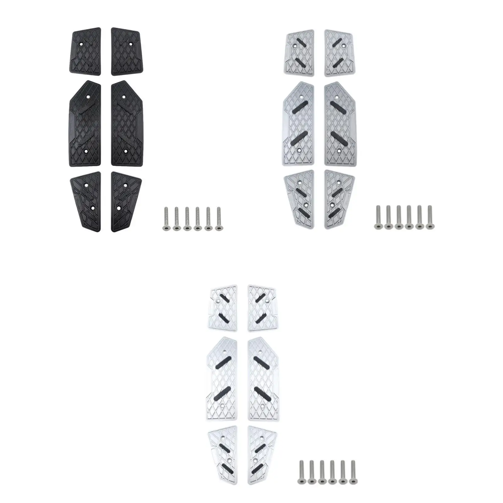 

Motorcycle Footrest Footstep Aluminum Alloy Footboard Footpeg Foot Pegs High Performance Easy to Install Replaces Accessories