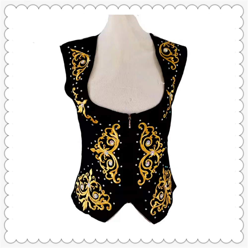 women's-ethnic-dance-costumes-practice-clothes-women's-ballet-vests