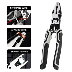 Diagonal Pliers Needle Nose Pliers Hardware Hand Tools Multifunctional Crimping Stripping Pliers Wire Cutters Electrician Pliers