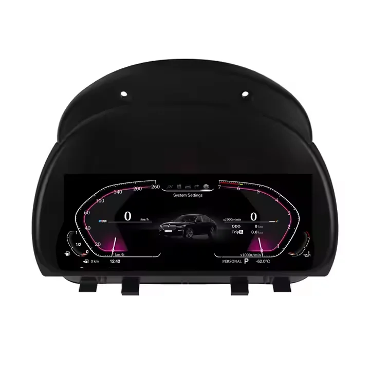 YLB 12.3 Inch LCD Speedometer Dashboard Cluster for 5 3 Siers GT F07 F10 F11 F18 X3 F25 X4 F26 X5 F15 X6 F16 LINUX