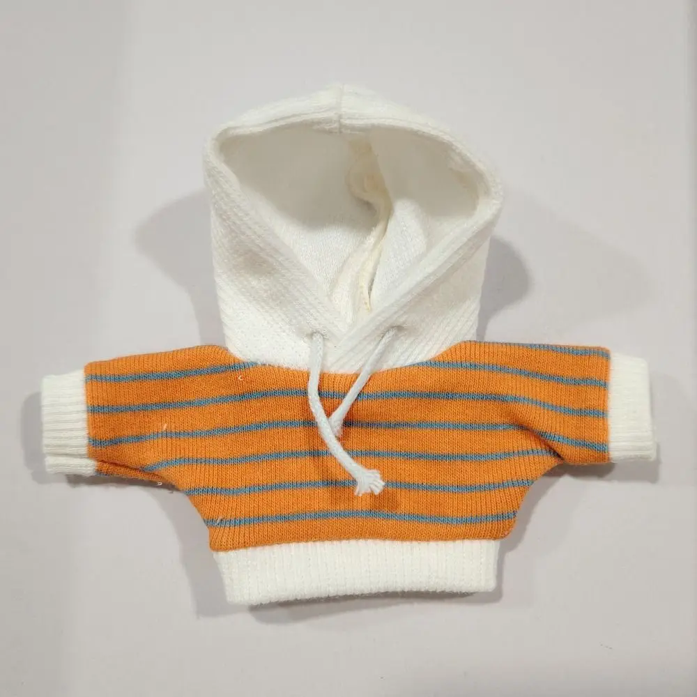 Cotton Doll Clothes Undershirt Solid Color Hoodie 12cm Plush Doll Clothes Sweater Fashion Style No Attributes Doll Clothes