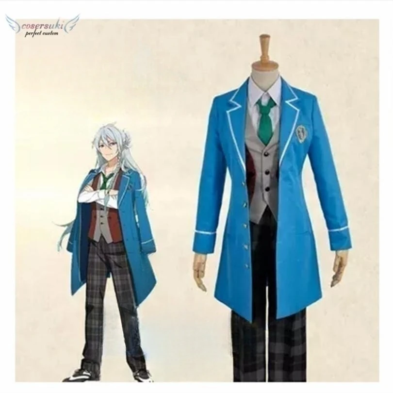 Ensemble Stars Wataru Hibiki Hokuto Hidaka Eichi Tenshouin Tsukasa Suou Koga Ogami transfer student School Uniform Cosplay Costu