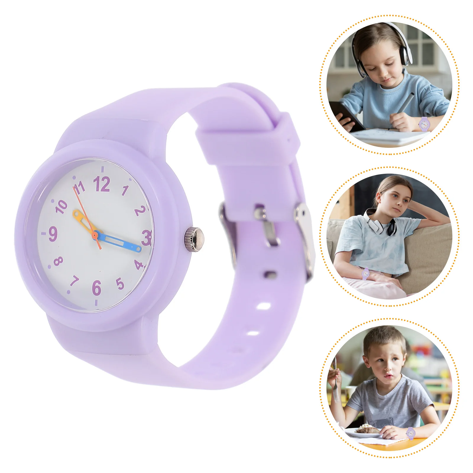 

1Pcs Waterproof Children Wrist Watch Stylish Durable Simple Kids Exam Watch Comfortable Gift for Kids on Any Occasion