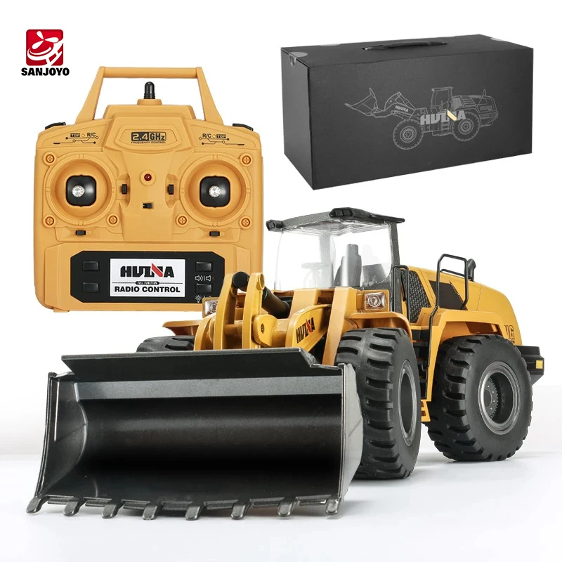 Hot Selling Huina1583 1/14 10CH Alloy RC Car huina Excavator Toys for kids