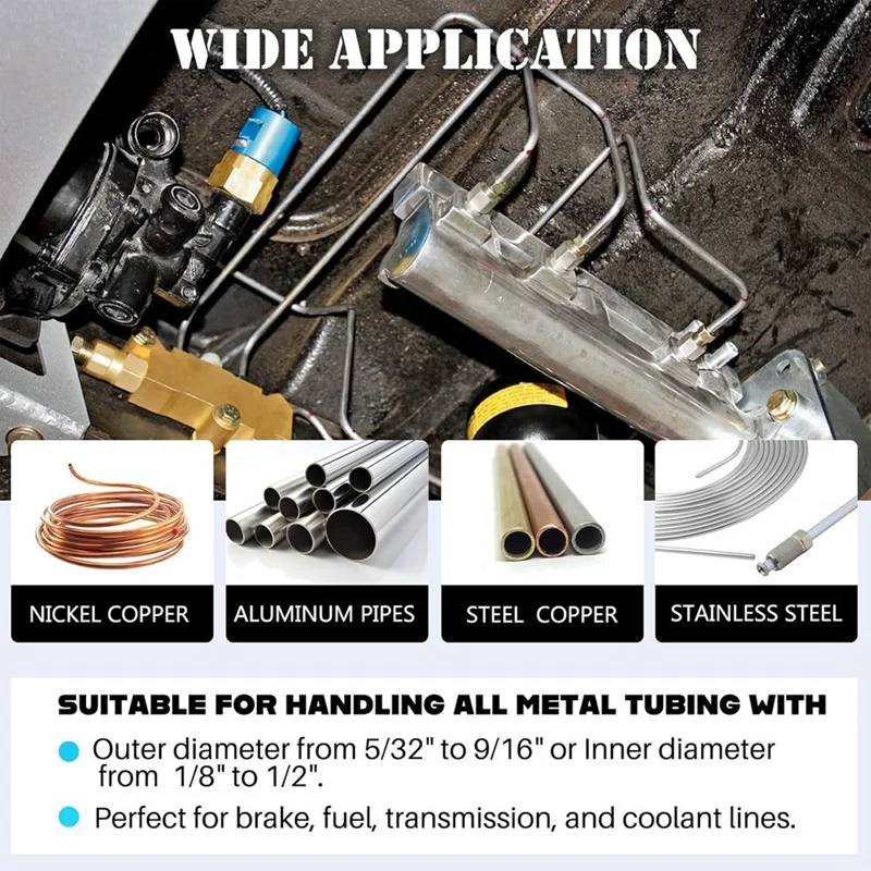 Internal/External Tube Deburring Tools Brake Line Deburring Tools For Brake, Fuel, Transmission And Coolant Lines