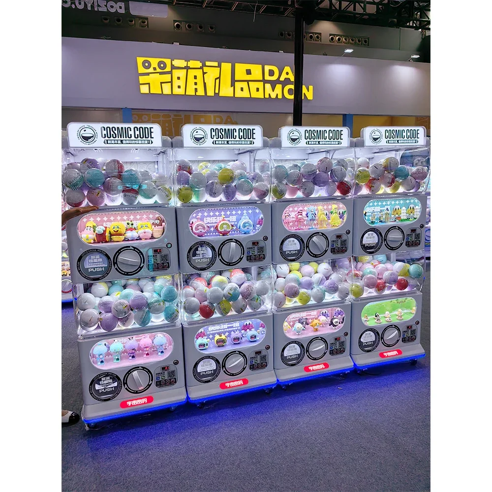

#New Coin Operate Credit Card Gachapon Redemption Game Machine Cosmic Code Gacha Toy Vending Machine