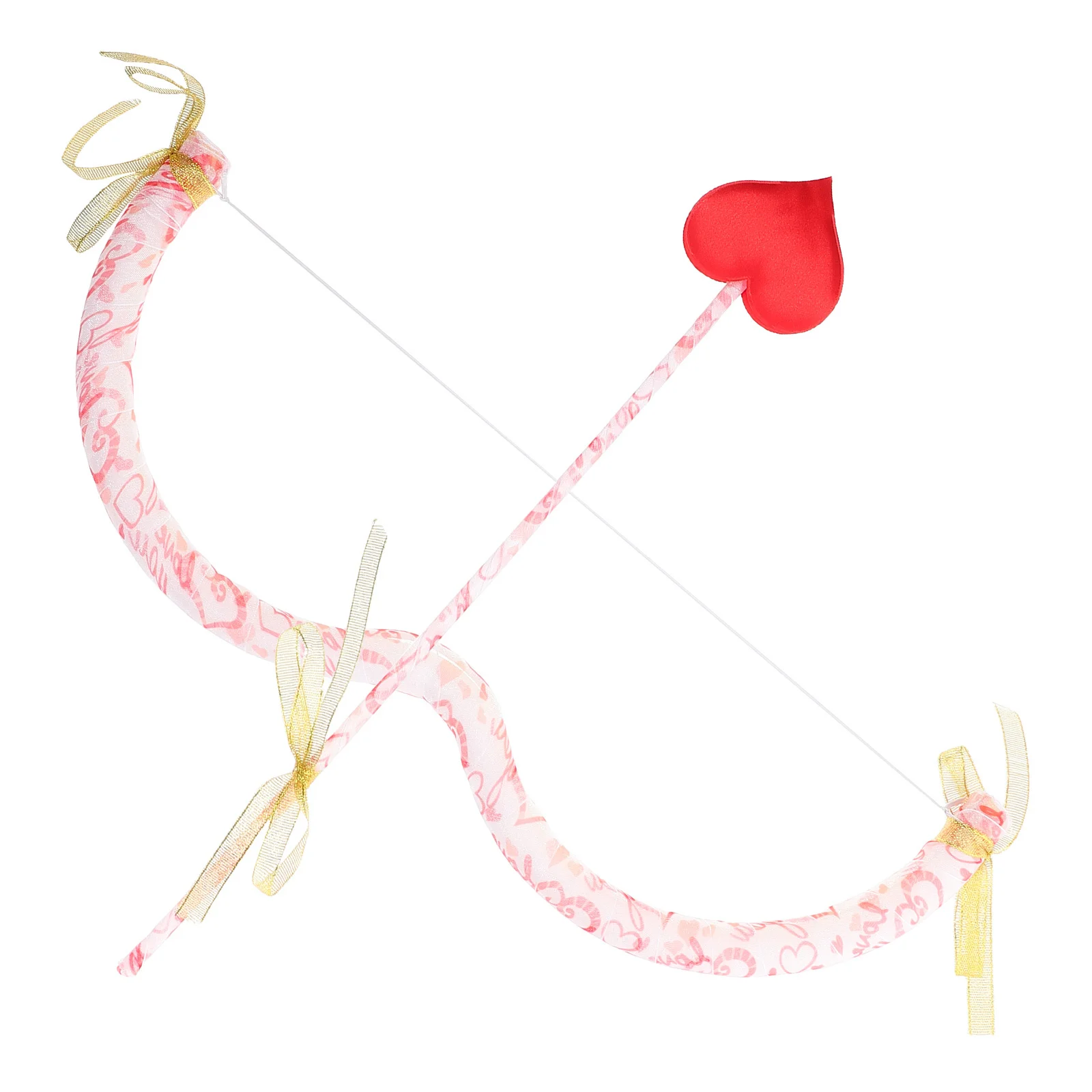 

Cupid Arrow Prop Valentine Day Cupid Set Heart Shape Arrow for Stage Performance Cosplay Party Decoration Romantic Accessory