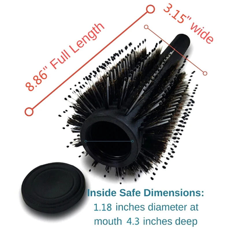 Hairbrush Type Secret Safe A New Type of Hidden Safe, Used To Hide Secret Money and Valuables with A Detachable Lid