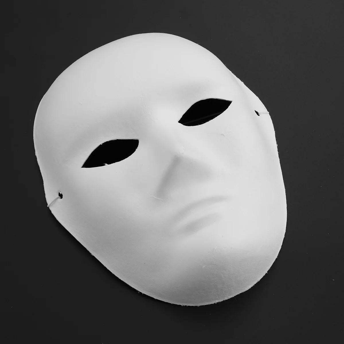 

Blank White Mask For Diy Painting Face Kids Craft Pulp Texture Elastic Comfortable Costume Masquerade Easter Educational