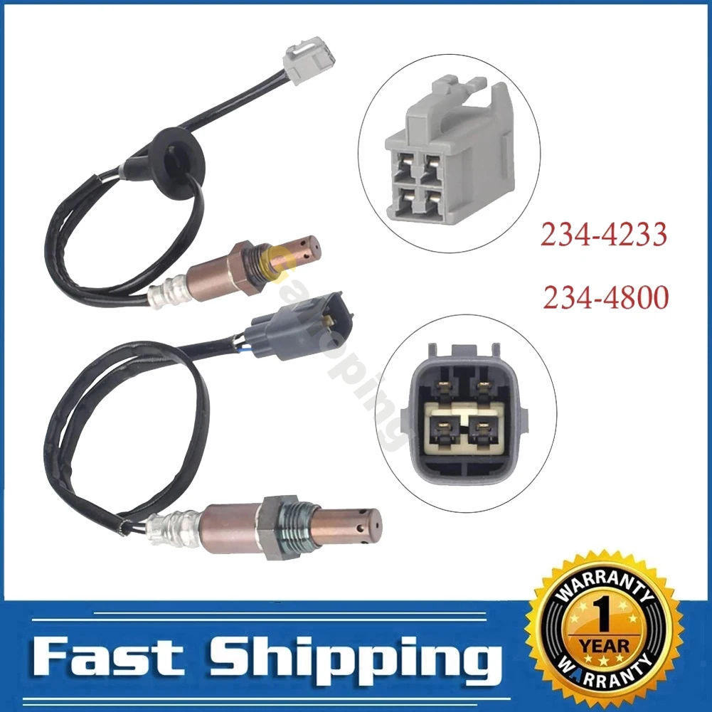 

2pcs O2 Oxygen 02 Sensor for For Toyota Corolla Matrix Pontiac Vibe 1.8L L4 2003 2004 Upstream Downstream 4 Wires Lambda