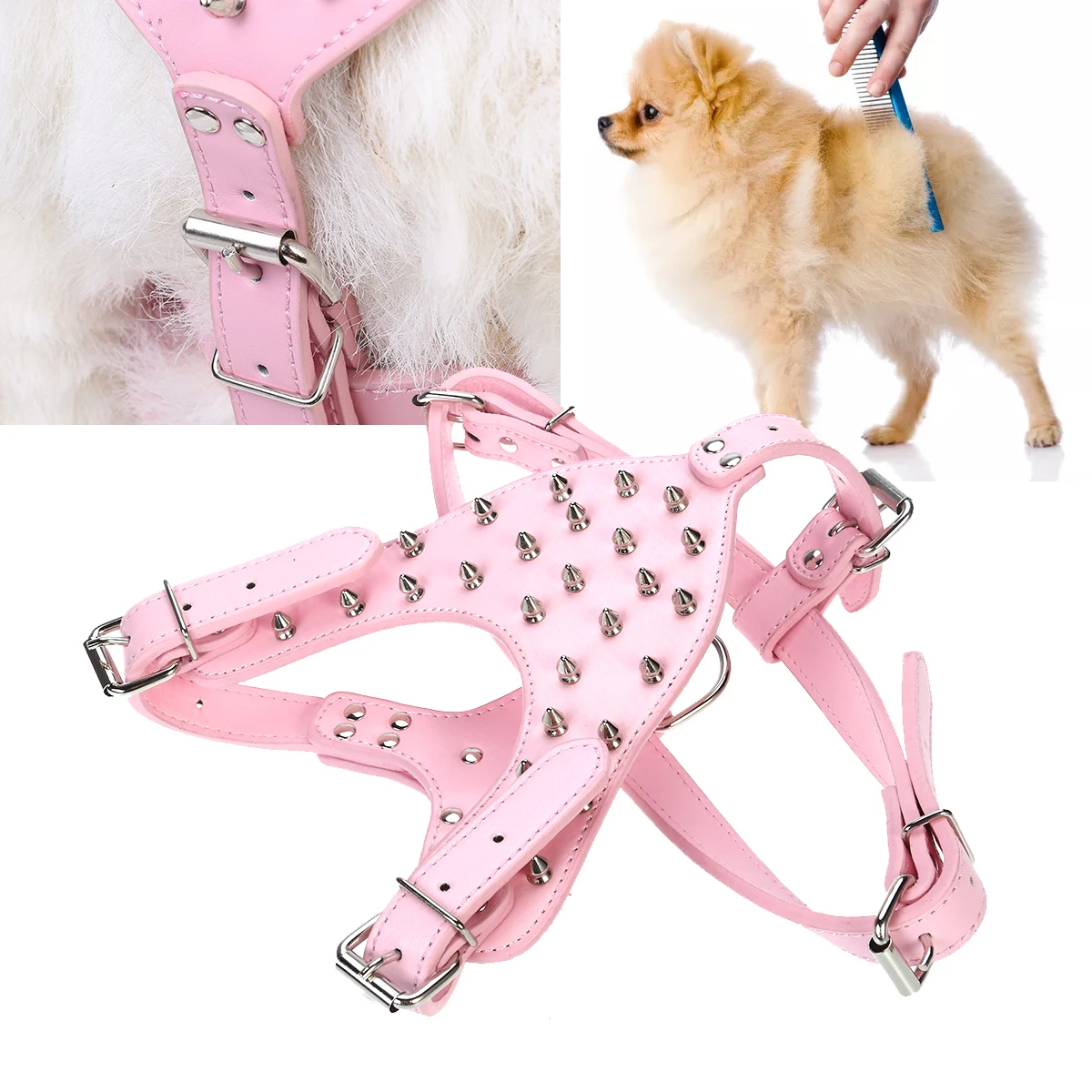 

PU dog harness Spike dog harness harness Terrier harness