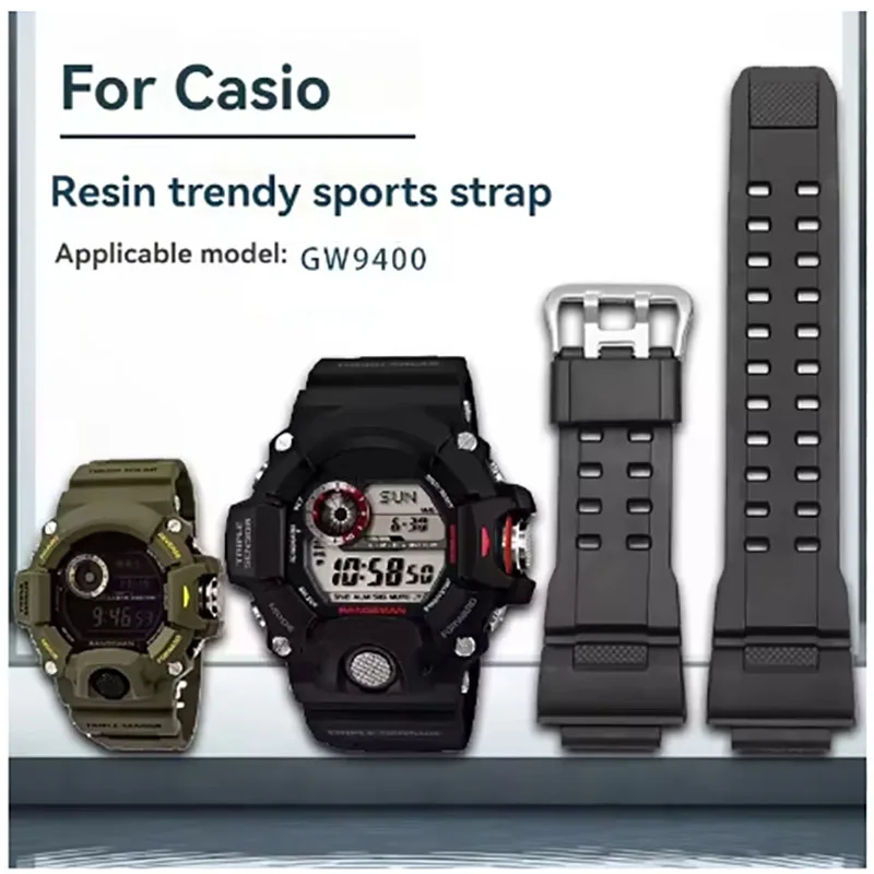 For Casio G-SHOCK Series 3410 GW-9400 GW9300 Silicone Rubber Watch Strap GW9400 GW9300 Camouflage Color Bracelet Male Wristband