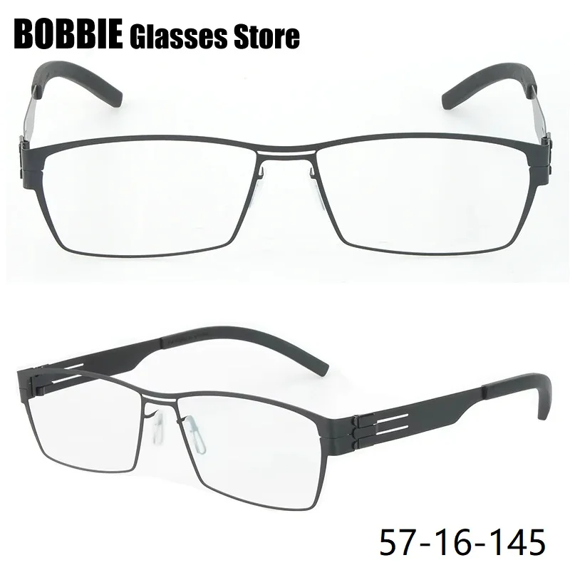 Germany Classic Business Titanium Glasses Frame Men Eyeglasses Square Eyewear Fashion Lawyer Elite Spectacle High Quality 5083