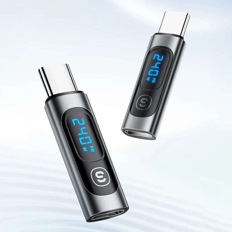 

1/3/5PCS USB 2.0 OTG Adapter 240W Fast Charging USB C To Type C Display Adapter OTG Connector For Samsung Xiaomi Huawei Lenovo