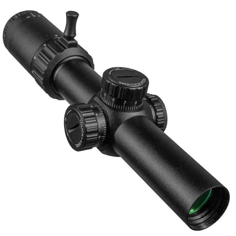 HD 1-6X24 IR FIRE WOLF Compact Tactical Telescope, with glass-etched crosshairs and wide-angle view view 3