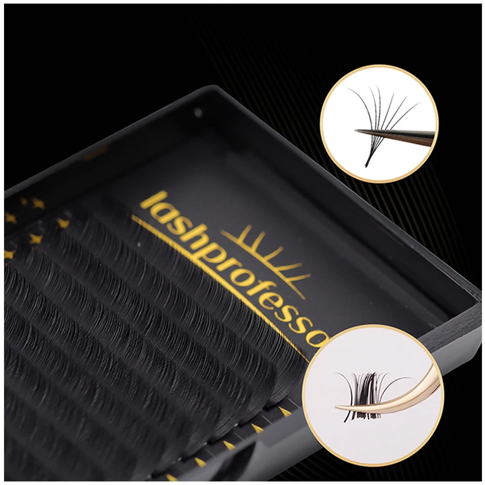 

16Rows 5mm-20mm Individual Eyelash Extension Natural Soft Russia Volume Matte Professional Soft and Natural Premium Eyelashes