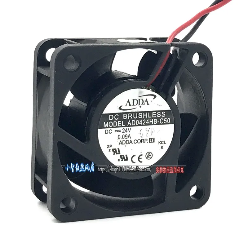 ORIGINAL AD0424HB-C50 24V 0.09A 4020 40*40*20mm KIPAS PENDINGIN BARU RADIATOR