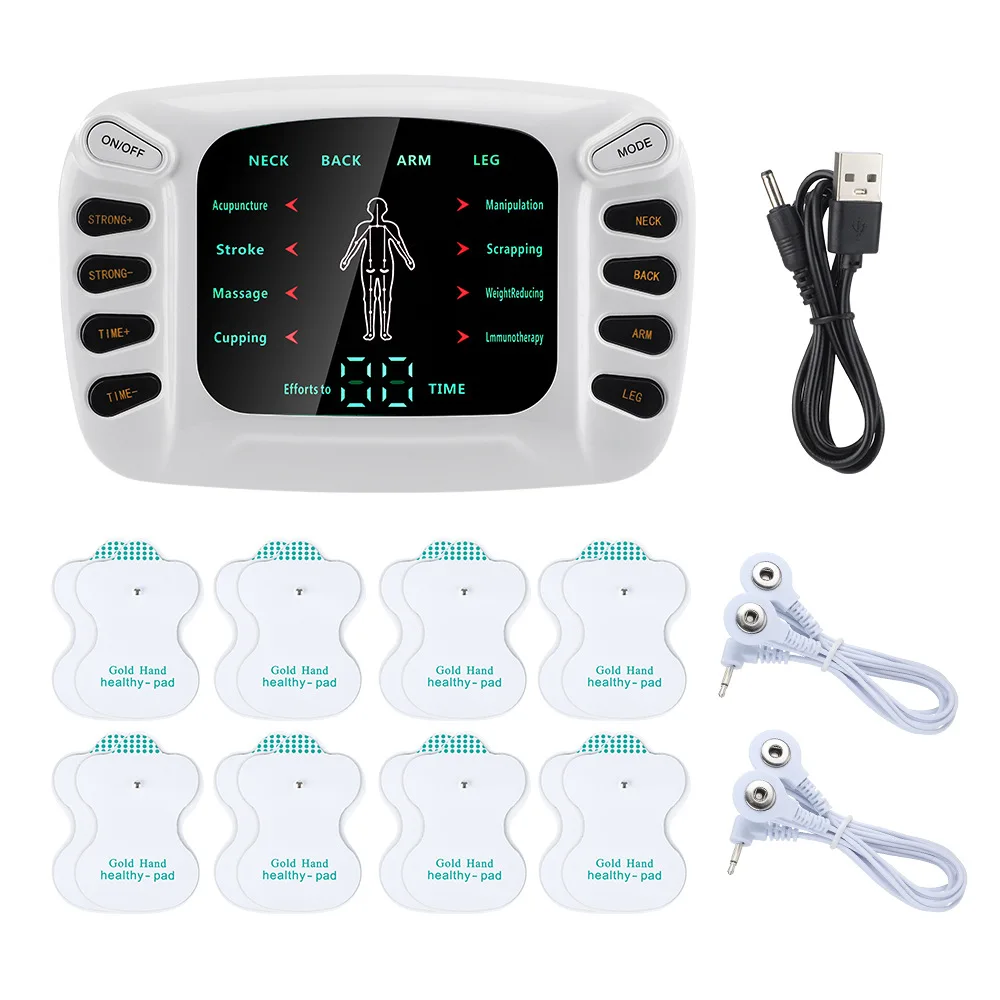 Multifunctional Digital Physical Therapy Massager 8 Massage Models 15 Levels Of Intensity Big Screen