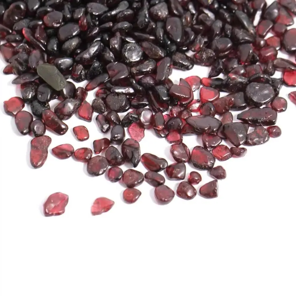 Natural Garnet Crystal Fragments Vitality and Nourishment,Career and Courage,Female Strength,Home Decoration for Pot Base