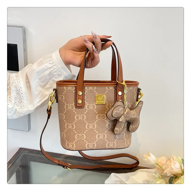 

‌ 2025 Модная большая сумка с принтом — женская сумка через плечо/плечо/ручная многосторонняя сумка, просторная рабочая сумка, стильная сумка-ведро