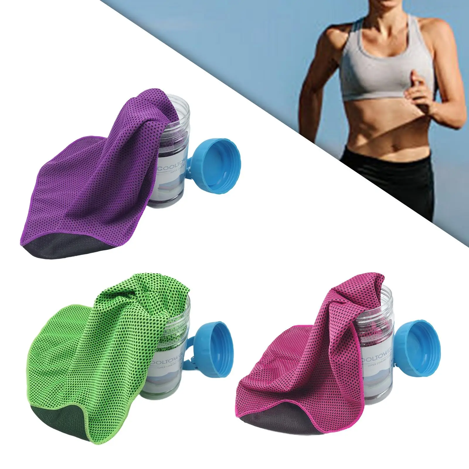 Cooling Towel Stay Cool Compact Accessories Wear Resistant Fitness Gear Scarf for Golf Outdoor Sports Painting Neck Face Summer