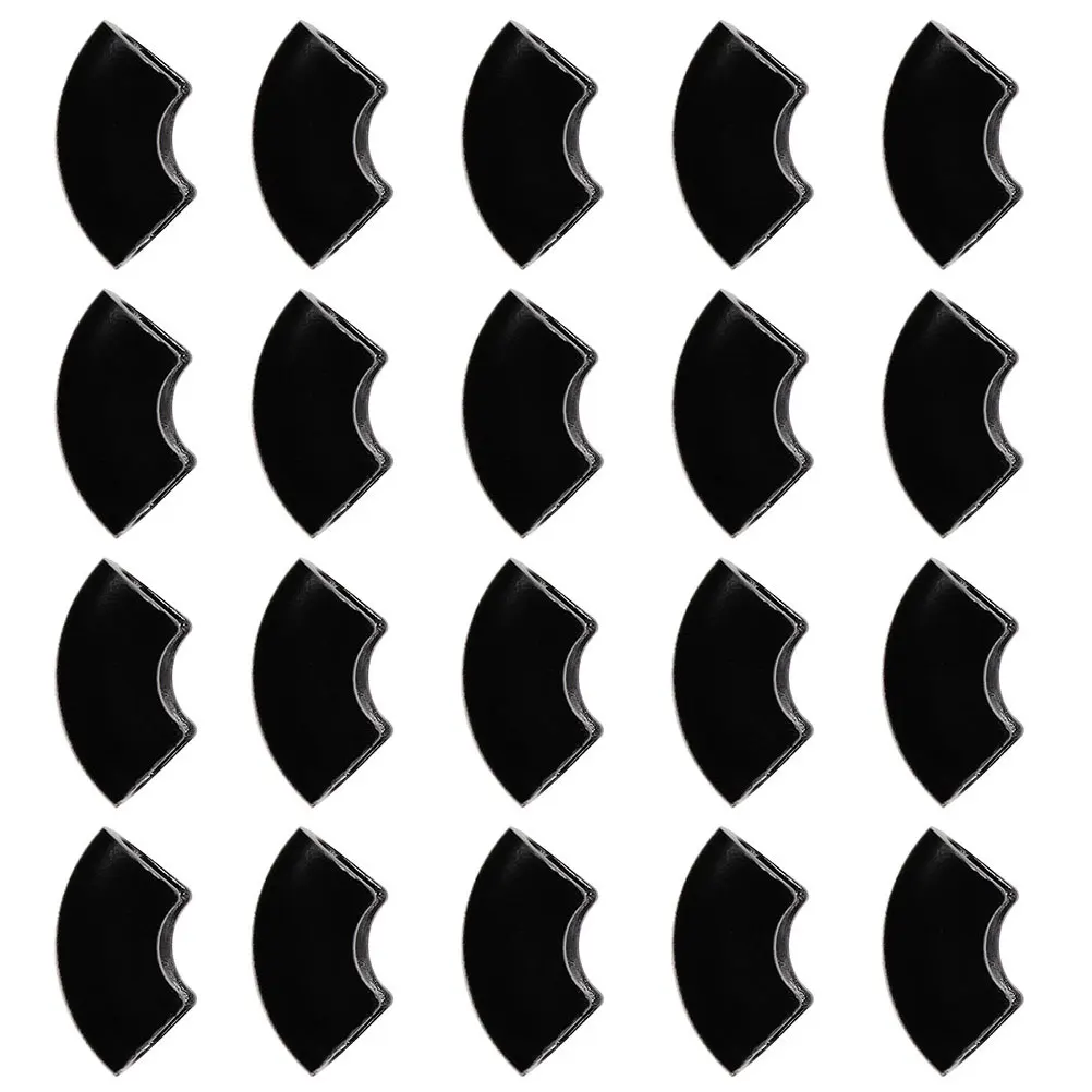 

20 шт., железные защитные чехлы для ножек стола, U-образные резиновые колпачки для ножек, прочные чехлы против царапин для стульев, столов, домашнего офиса