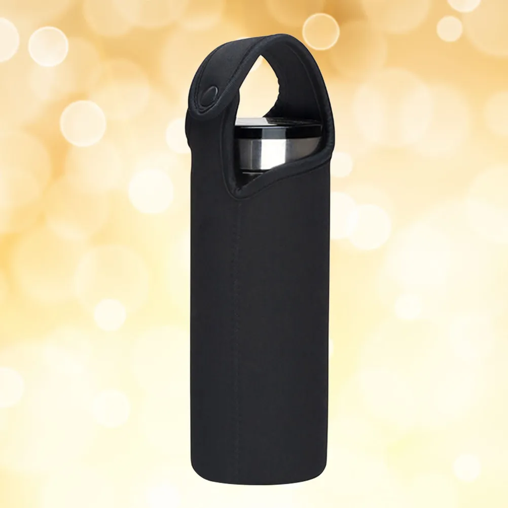 420Ml Neoprene Bottle Cooler Sleeve Thermal Insulated Cup Cover with Buckle Handle Flat Rubber Bottom for 420Ml Bottles Beach