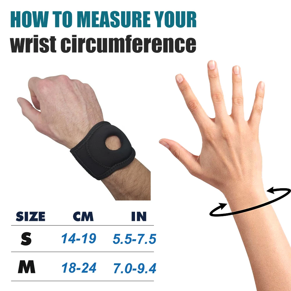 Wrist Wrap Compression Wrist Brace For TFCC Tears,Carpal Tunnel Pain Relief,Padded Hole For Ulnar,Wrist Support For Working Out