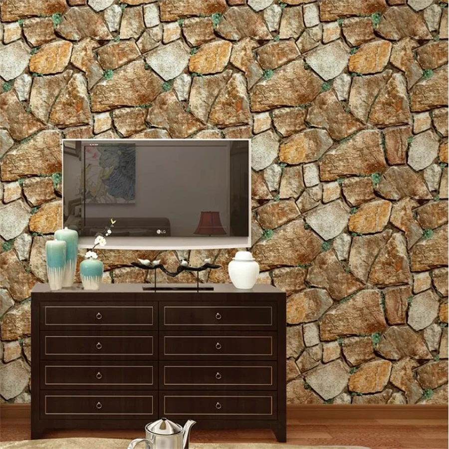 جديد مقلد الرخام منقوشة حجر خلفية بار مطعم صيني الرجعية الطوب منقوشة ورق الحائط الحجر الثقافي الطوب