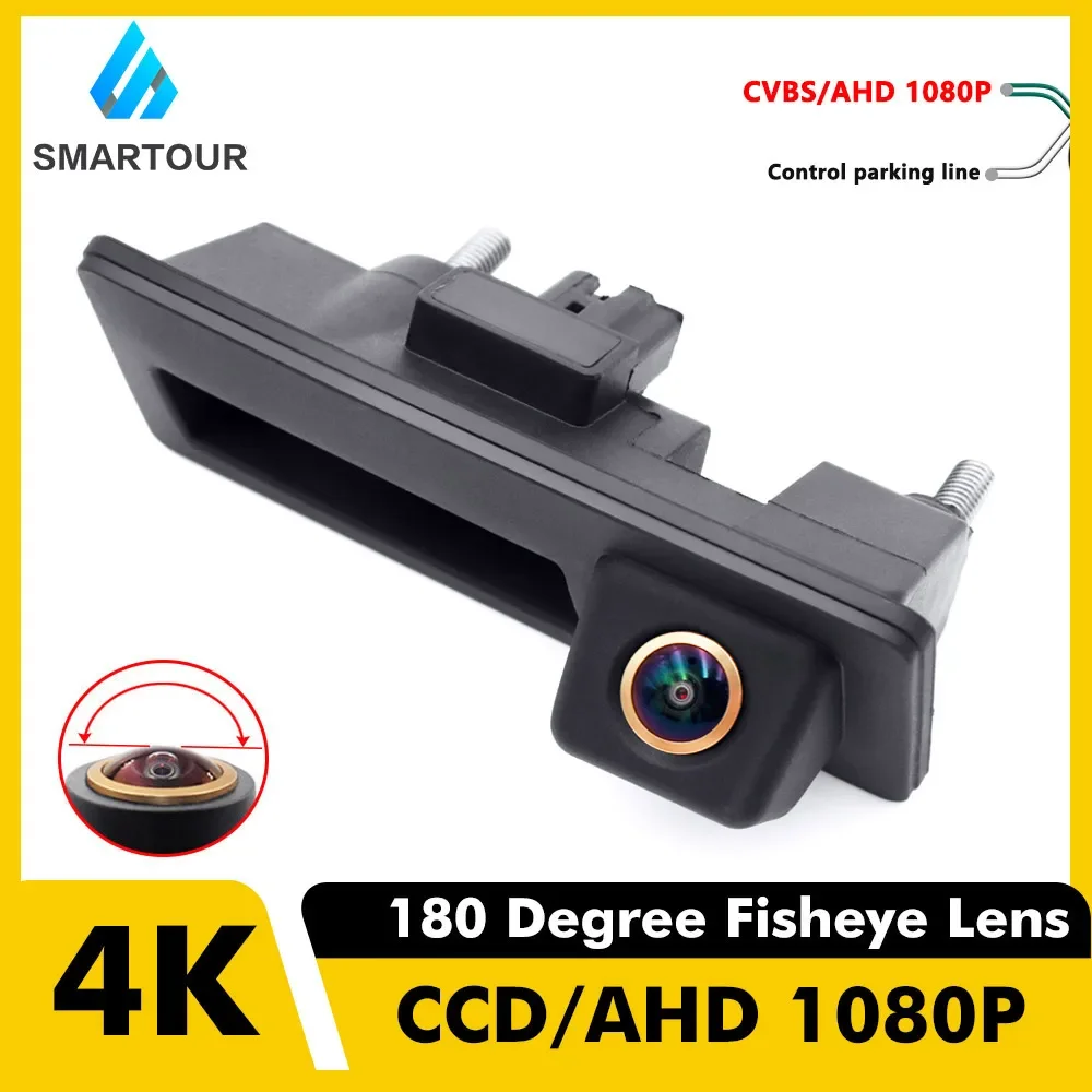 Smartour 4K AHD 1080P HD Car Rear View Camera For Golf Passat B7 B5 Tiguan T5 Jetta MK6 For Audi A3 A4 A5 Q5 A6 Porsche Cayenne