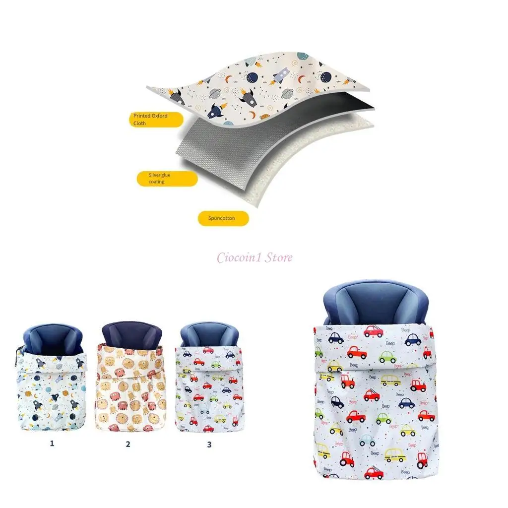 

Y1UB Backpack Bags Travel Essential Pushchair Bag Large Capacity Storage Backpack for Car Baby Carriers Pram Splashproof