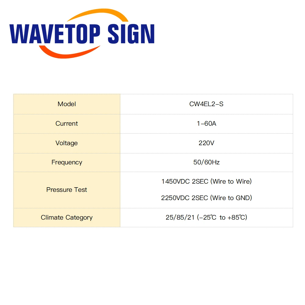 WaveTopSign CANNY WELL EMI Power Filter CW4EL2-10A/20A/30A-S Single Pole Filter Connector Single Phase 220VAC