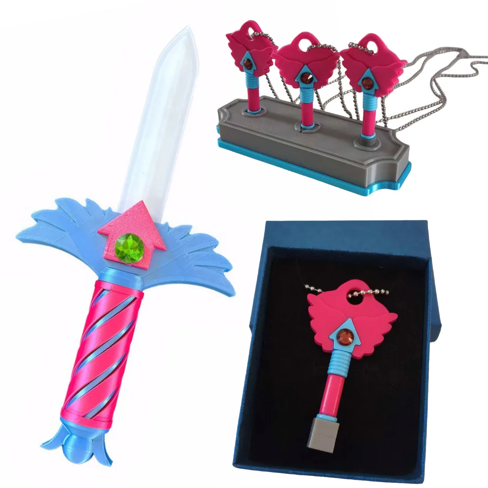 Korean Traditional Game 3D Printed Cosplay Necklace Squid Necklace Keychain Party Game For Season 3 TV Fans Collection Gift