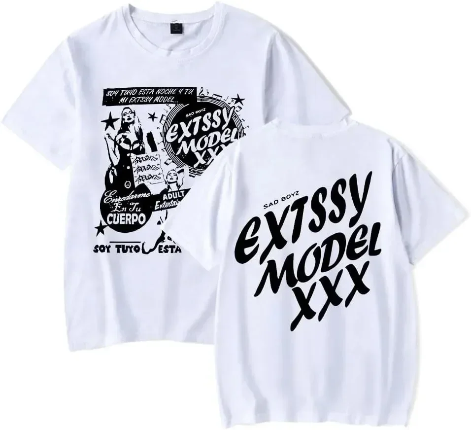 Men Fashion Casual Crewneck Short Sleeve T-Shirts Junior H Sad Boyz Tour Merch Tee Summer harajuku graphic oversized clothing